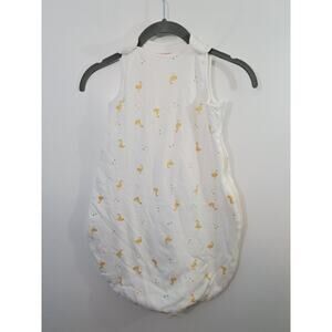 Primark Cares Infant Sleep Sack Thick Side Zip White Duck Print 0-6 Mos